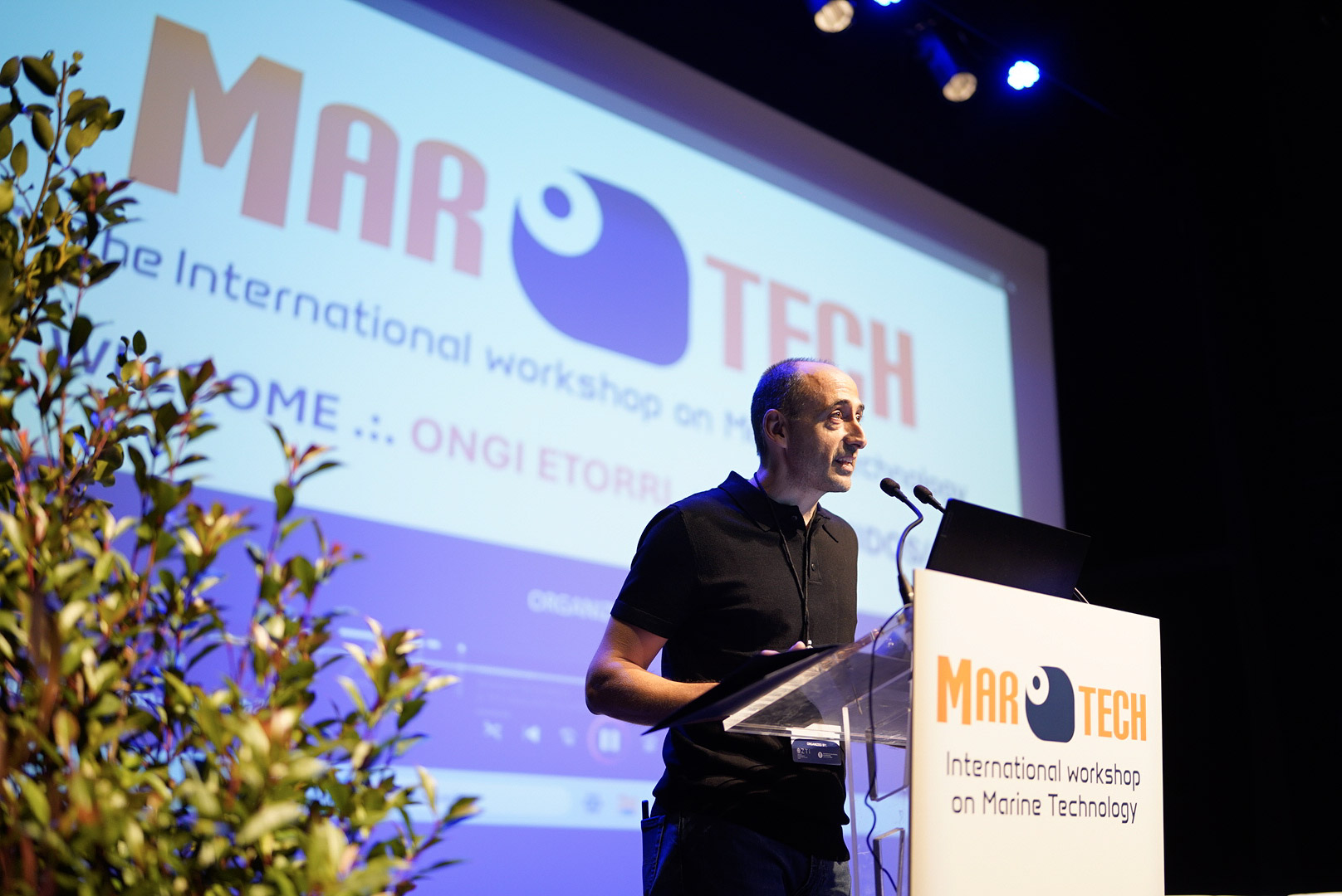 MARTECH speaker during opening session